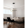 LUCES CHULUMANI LE44820 LED hanging lamp 3200K 36W black and gold