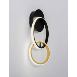 LUCES CHULUMANI LE44821 elegant LED wall lamp black and gold 762lm