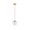 LUCES HUALMAY LE44832 LED hanging lamp 3000K with a spherical shade