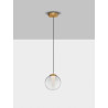 LUCES HUALMAY LE44832 LED hanging lamp 3000K with a spherical shade