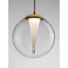 LUCES HUALMAY LE44832 LED hanging lamp 3000K with a spherical shade