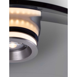 LUCES HUANUCO LE44836/7 LED ceiling lamp 50cm, 33W, gray or gray-brown