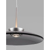 LUCES HUANUCO LE44838/9 LED hanging lamp 21W gray, gray-brown