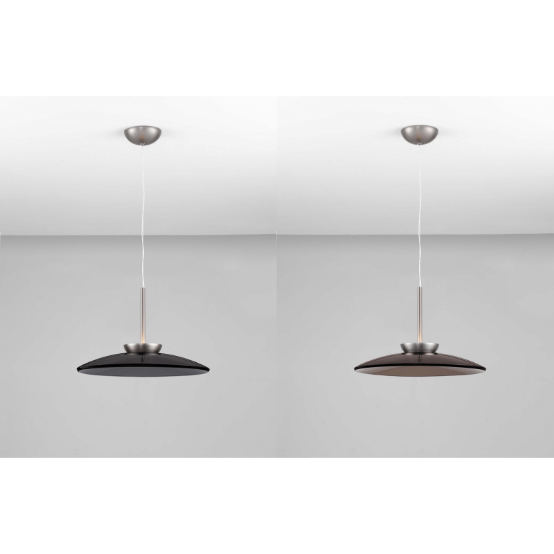 LUCES HUANUCO LE44838/9 LED hanging lamp 21W gray, gray-brown