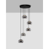 LUCES HUARMEY LE44844 hanging lamp with 5 LED shades 3000K