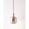 LUCES IQUITOS LE44845 LED hanging lamp 3000K 16cm, gold, modern