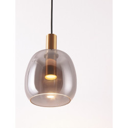 LUCES IQUITOS LE44845 LED hanging lamp 3000K 16cm, gold, modern