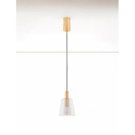 LUCES IQUITOS LE44846 elegant LED hanging lamp 3000K 7W gold