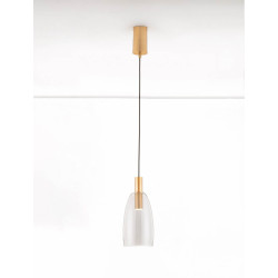 LUCES IQUITOS LE44847 LED hanging lamp 3000K 7W gold/gray IP20