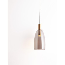 LUCES IQUITOS LE44847 LED hanging lamp 3000K 7W gold/gray IP20