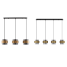 LUCES VIEJA LE42625, LE43672 hanging lamp with 3/4 shades gold black