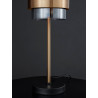 LUCES VIEJA LE42626 table lamp gold-black, metal/glass E27