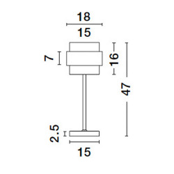 LUCES VIEJA LE42626 lampa stołowa złoto-czarna, metal/szkło E27