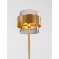 LUCES VIEJA LE42627 floor lamp gold and black E27 154cm