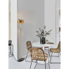 LUCES VIEJA LE42627 floor lamp gold and black E27 154cm