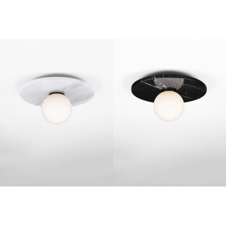 LUCES JUANJUI LE44851/2 ceiling lamp white, black, marble/glass, G9