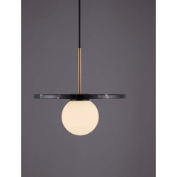 LUCES JUANJUI LE44853/4 hanging lamp white and black, marble/glass, G9