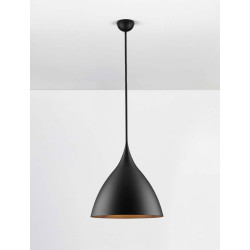 LUCES CHAYANTA LE44665/6 lampa wisząca biała, czarna metalowa, 3x E27