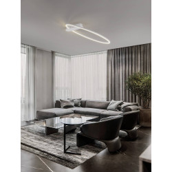 LUCES COMARAPA LE44672/3/4 lampa sufitowa LED 30W biała, czarna, złota