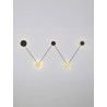 LUCES CLIZA LE44707 LED wall lamp 3000K black /gold aluminum