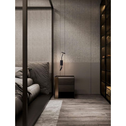 LUCES PASORAPA LE44679 bedroom wall lamp, black LED 3000K