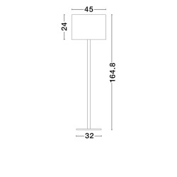 LUCES GUAVIARE LE44952/3/4 floor lamp E27 3 colors