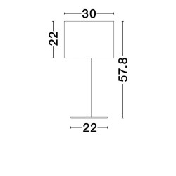 LUCES GUAVIARE LE44955/6/7 lampa stołowa E27 12W 3 kolory