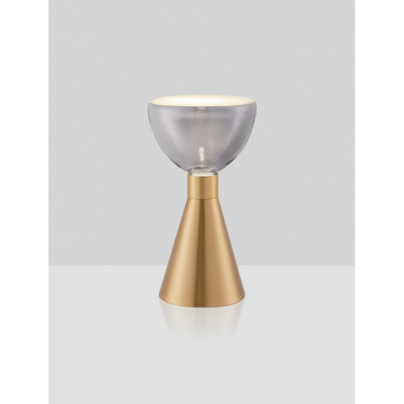 LUCES TARABUCO LE44686 LED table lamp 8W gold-gray 32cm