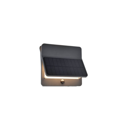 LUTEC ALETA SOLAR LED outdoor wall lamp with PIR sensor P54