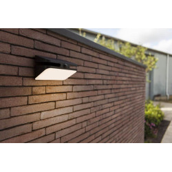 LUTEC AERO SOLAR LED outdoor wall lamp PIR sensor IP54