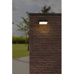 LUTEC AERO SOLAR LED outdoor wall lamp PIR sensor IP54