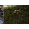 LUTEC VYZOR solar LED half round outdoor wall light sensor