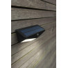 LUTEC WINGS solar LED black outdoor wall light PIR sensor