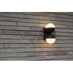 LUTEC LOOMA up-down outdoor wall lamp LED 2 moveable heads