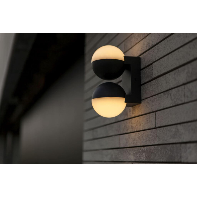 LUTEC LOOMA up-down outdoor wall lamp LED 2 moveable heads