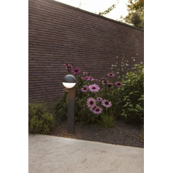 LUTEC LOOMA bollard lamp 70cm E27 IP54 moveable head