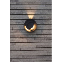 LUTEC MOOV outdoor wall lamp LED 7,8W 3000K dark grey