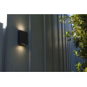 LUTEC PILI outdoor wall lamp LED 4000K up/down dark grey