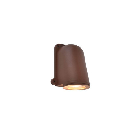 LUTEC ANCOR brown outdoor wall lamp IP54 GU10