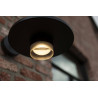 LUTEC PLATO black outdoor, traditional wall lamp LED 3000K