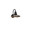 LUTEC SWAN black outdoor, traditional wall lamp bulb E27