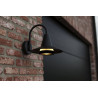 LUTEC SWAN black outdoor, traditional wall lamp bulb E27