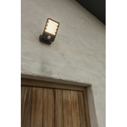 LUTEC ATLANTIS PIR sensor outdoor wall lamp LED moveable