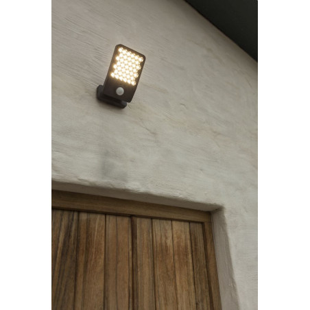 LUTEC ATLANTIS PIR sensor outdoor wall lamp LED moveable