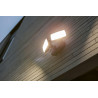 LUTEC CHIMERA black outdoor wall lamp with motion sensor