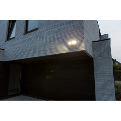 LUTEC CHIMERA black outdoor wall lamp with motion sensor