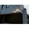 LUTEC CHIMERA black outdoor wall lamp with motion sensor