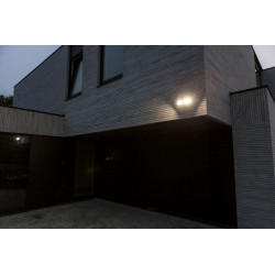 LUTEC CHIMERA black outdoor wall lamp with motion sensor