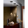 Pendant lamp SCHULLER ROCIO 1 LED chrome, gold