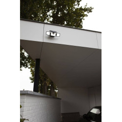 LUTEC BRITI outdoor spotlight with solar panel